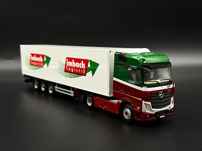 Remolque de caja Mercedes Actros MP5 "Imbach Logistik" modelos de camiones WSI 01-3751 Foto 1 de 4