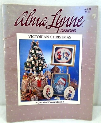 Alma Lynne Victorian Christmas ALX-56 Cross Stitch Pattern Booklet - Image 1 of 3