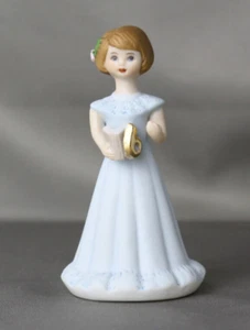 Enesco Growing Up Girls Birthday Brunette Age 6 #E9530 New in Box - Picture 1 of 7