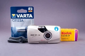 Olympus Mju II Stylus Epic DLX 2,8/35 mm fotocamera punta e scatta pellicola 35 mm - Foto 1 di 9