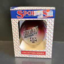 Sports Collectors Series Texas A&M Glass Christmas Ornament
