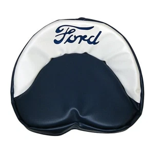 Seat Cover Cushion Ford Tractor 2N, 8N, 9N, Jubilee White/ Blue - Bild 1 von 1