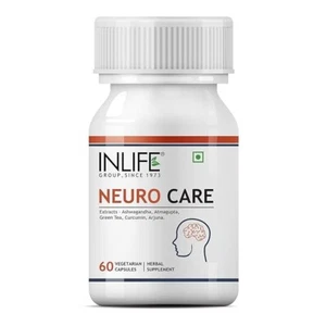 Inlife Neuro Nerve Care Health Supplement-500 mg - 60 Veg. Capsules-Free Ship - Picture 1 of 5