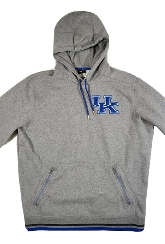 Nike Elite University Of Kentucky Wildcat Mens Large Gray Hoodie Cover