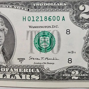 $ 2 Geburtstagsnote Zwei Dollar unzirkuliert 1218600 18. Dezember 1960 - Bild 1 von 2
