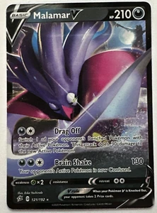 Ultra seltene Malamar V 121/192 Rebel Clash Pokemon Holo-Karte - Bild 1 von 2