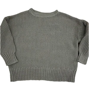 Eileen Fisher Sweater Womens XL Gray Knit Organic Cotton Large Chunky Knit EUC - Bild 1 von 4