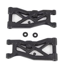Team Associated RC10B74.2 FT Front Suspension Arms, gull wing, carbon / AE92328