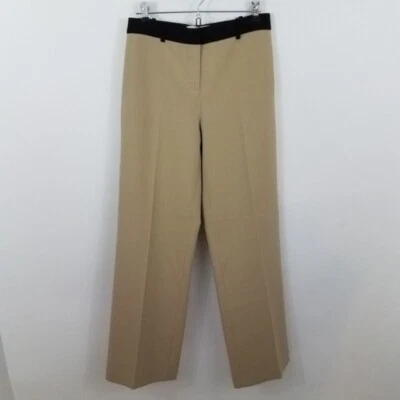 Robert Rodriguez Pantalones Pantalones Vestido Pantalones Mujer Tostado Negro 8? 29 x 33 trabajo  Foto 1 de 4