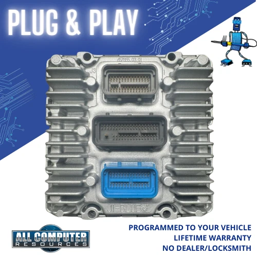 2004 Cadillac Deville 4.6L Engine Computer ECU PCM Service# 12586547 12587465 - Image 1 of 4