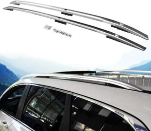 2 pz Adatti per Honda CRV CR-V 2017-2020 Raffalature Rotaia Tetto Alluminio Portabarra Laterale - Foto 1 di 4