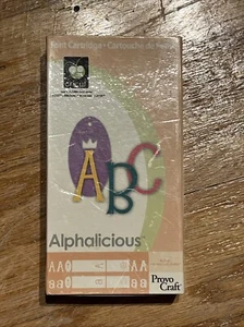 Cricut Schriftkassette - Alphalicious Alphabet Buchstaben Formen Provo Craft 2006 - Bild 1 von 9