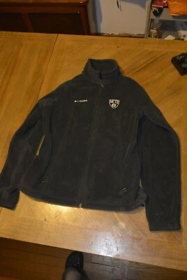 Куртка мужская Brooklyn Nets M черная Columbia на молнии флисовая NBA новая без бирок - Изображение 1 из 4