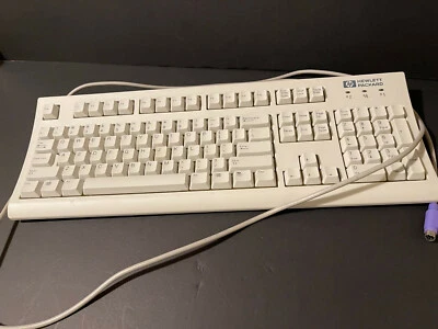 SK-2502 HP KEYBOARD PC COMPATIBLE C4732-60301 RARE Vintage UOS - Image 1 of 4