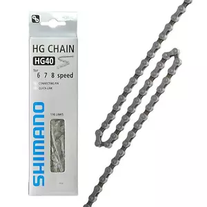 Shimano Tourney 6, 7, 8-Speed MTB/Bike Chain & Connecting Link CN-HG40 116 Link - Picture 1 of 8