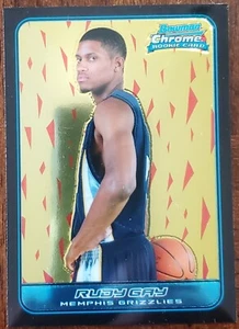 2006-07 BOWMAN CHROME RUDY GAY MEMPHIS GRIZZLIES ROOKIE CARD #122 NM/MT - Picture 1 of 2