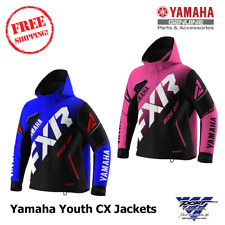 Yamaha Youth CX Jacket By FXR - Child & Kids Snowmobile Coats -  Blue & Pink