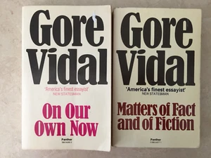 2 Gore Vidal Books, On Our Own Now & Matters of Fact and of Fiction - Picture 1 of 13