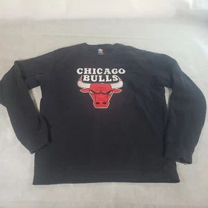 NBA Erwachsene Chicago Bulls schwarz Pullover Sweatshirt Herren Größe M Jordan - Bild 1 von 7