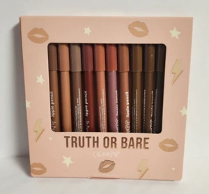 ColourPop Truth or Bare Lippie Matite Set 10 Matite Colori Assortiti Nuove Con Scatola - Foto 1 di 4