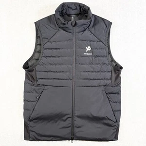 Lululemon Down For It All Weste Herren Medium schwarz Gänsedaunen Yoga Reißverschlusstasche - Bild 1 von 15