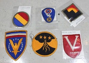 Parche de 6 filos filipinos ETO de la Segunda Guerra Mundial Manhattan Project Victory Task Force OA734 - Imagen 1 de 7