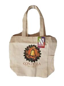 Coachella California Cotton Canvas Tote Shopping Handle Bag