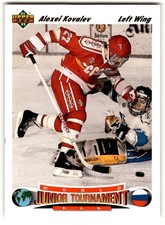 1991-92 Upper Deck WJC Alexei Kovalev Rookie #655 CIS