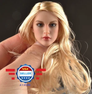 KIMI KT007 1/6 Cabeza Femenina Europea Americana Escultura para PALE PHICEN - Imagen 1 de 6