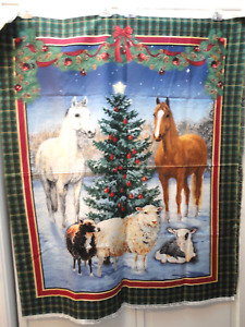 Wild Wings Horse Panel Fabric--2 panels by Persis Clayton Weirs 35 x 45 1/2 in.
