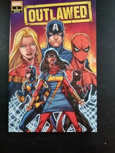 Clean Raw Marvel 2020 Outlawed #1 Walmart Exclusive Variant FIRST C.R.A.D.L.E. - Bild 1 von 10