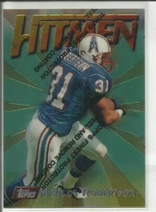 1997 Topps Finest #18 Marcus Robertson Houston Oilers Hitmen - Picture 1 of 2