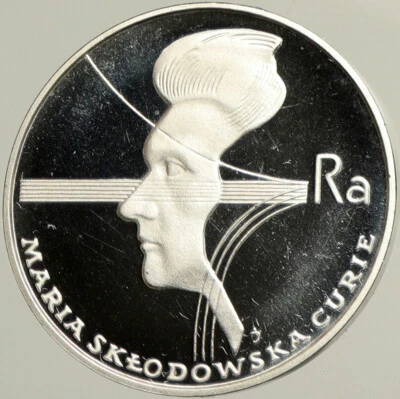 1974 POLAND with Scientist MARIE CURIE Old Proof Silver 100 Zlotych Coin i102476 - Image 1 of 3
