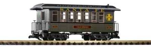 Piko G Scale 38664 Santa Fe Wood Coach #110154 - Picture 1 of 1