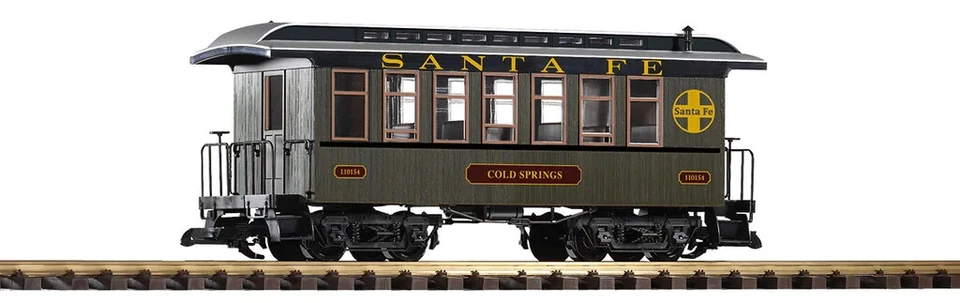 Piko G Scale 38664 Santa Fe Wood Coach #110154 - Image 1 of 1