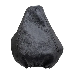 Bolsa de cambio de manguito de cambio de cuero auténtico hilo negro para BMW X1 E84 (2009-2015) - Imagen 1 de 3