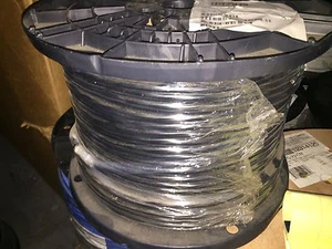 500ft Liberty Wire & Cable RGB5C-25-CM Black QUICKLINX 5X25 MHR CM BLK Reel - Picture 1 of 2