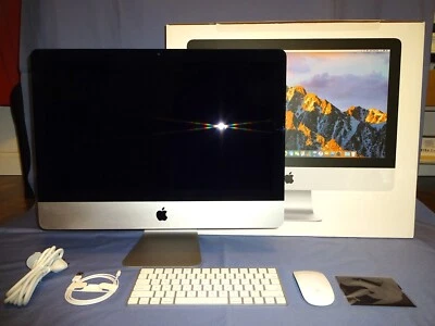 Apple iMac 21.5" Keyboard Mouse 1TB HDD Intel Core i5 2.80GHz 8GB RAM Monterey - Image 1 of 4