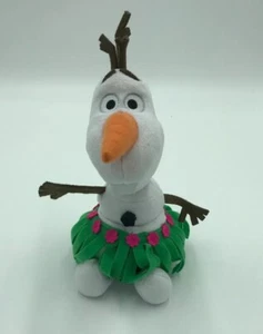 Disney Frozen Olaf Summer Summertime Plush Grass Skirt Hula Stuffed Animal I - Picture 1 of 3