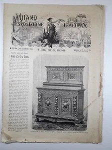 Milano e l'esposizione Italiana n.33-34 Editori Fratelli Treves anno 1881 - Picture 1 of 4