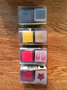 4 Summer Memories Ink Pads And Stamps - Picture 1 of 7