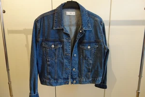 *MNG*Jeansjacke*L*blau*kurz*Taschen*Knöpfe*Kragen*Innentaschen*klassisch*top* - Bild 1 von 2