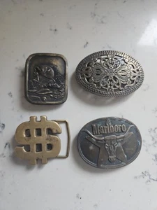 Vintage Konvolut 4 Gürtelschnallen. - Bild 1 von 5