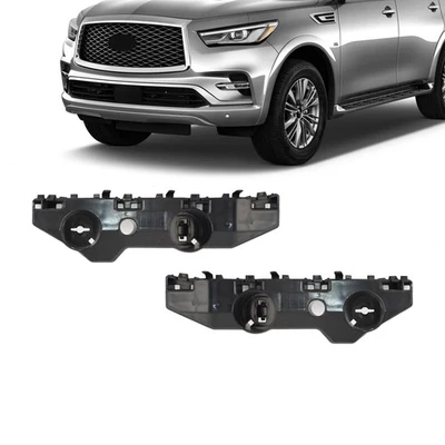 Fits Infiniti QX80 2019-2024 Front Bumper Brackets Left and Right Side 2PCS - Imagem 1 de 4