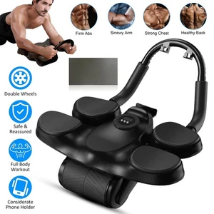Automatisches Rebound Bauchrad Bauchroller Bauchtrainer AB Roller Home Fitness - Bild 1 von 24