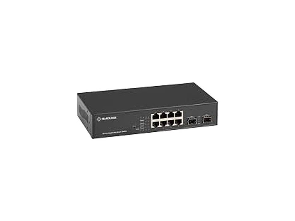 CONMUTADOR INTELIGENTE WEB CAJA NEGRA LGB710A GIGABIT ETHERNET (1000 MBPS) - (8) 10/100/100 Foto 1 de 1