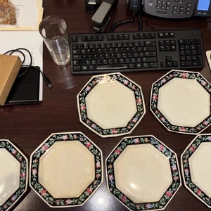 6 Booths Silicon China England Stratford Plates 8 1/2” 1900 - Picture 1 of 6