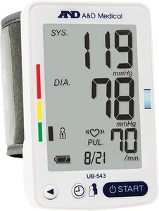 Monitor de presión arterial de muñeca premium A&D Medical UB-543 - digital, preciso - Imagen 1 de 5