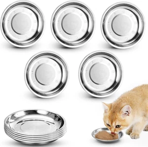 Katzennapf Flach 5 Stück Futternapf Katzenfutter, Napf Fressnapf, Katze Katzente - Bild 1 von 7