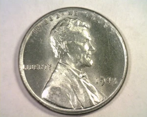 1943 LINCOLN CENT PENNY GEM UNCIRCULATED GEM UNC. SCHÖNE ORIGINAL MÜNZE SCHNELLER VERSAND - Bild 1 von 2